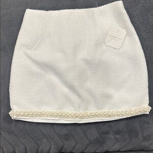 Altar'd State Ivory Mini Skirt for Cocktail - NEW WITH TAGS